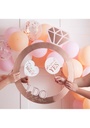 Rose Gold Ring Hen Party Photo Booth Frame - 59cm x 74cm