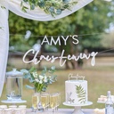 Customisable Christening Bunting Banner - 1.5m