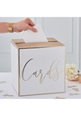 Gold Wedding Card Holder Box - 25cm x 25cm