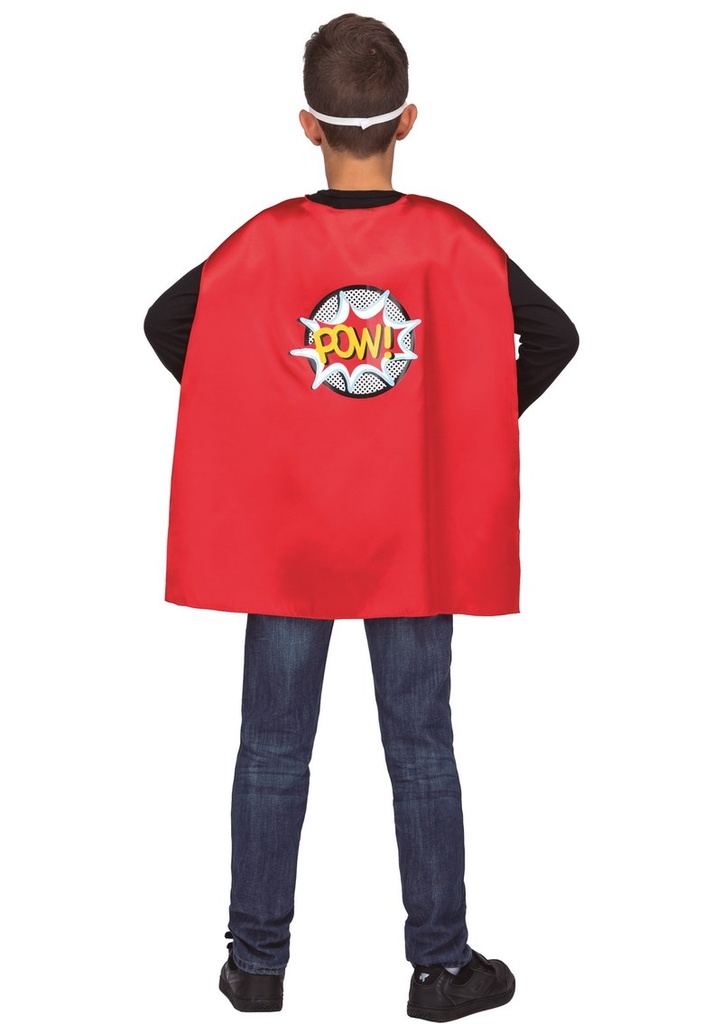 Super Hero Red Cape  - Age 3 to 6 Years