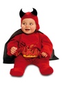 Little Red Devil Costume - Age 0 to 6 Months