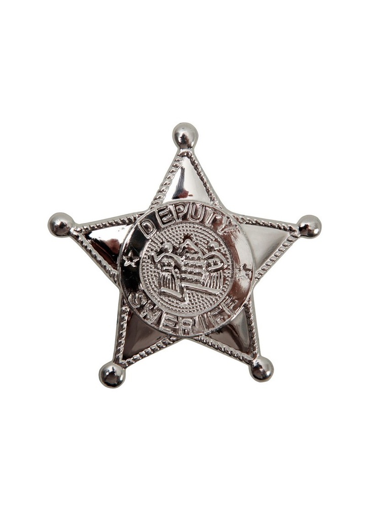 Sheriff Badge - 8 cm