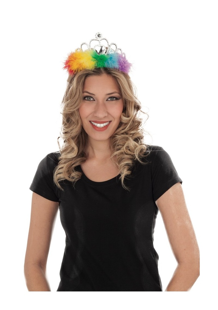 Rainbow Crown Headband - One Size
