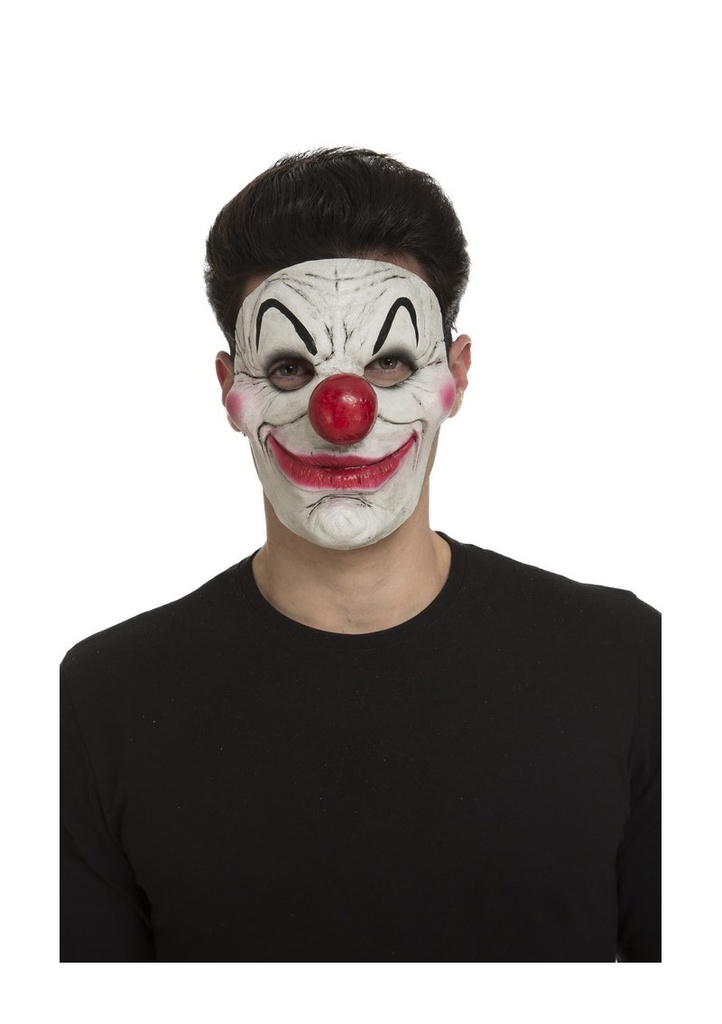 Scary Clown Latex Mask - Adult One Size