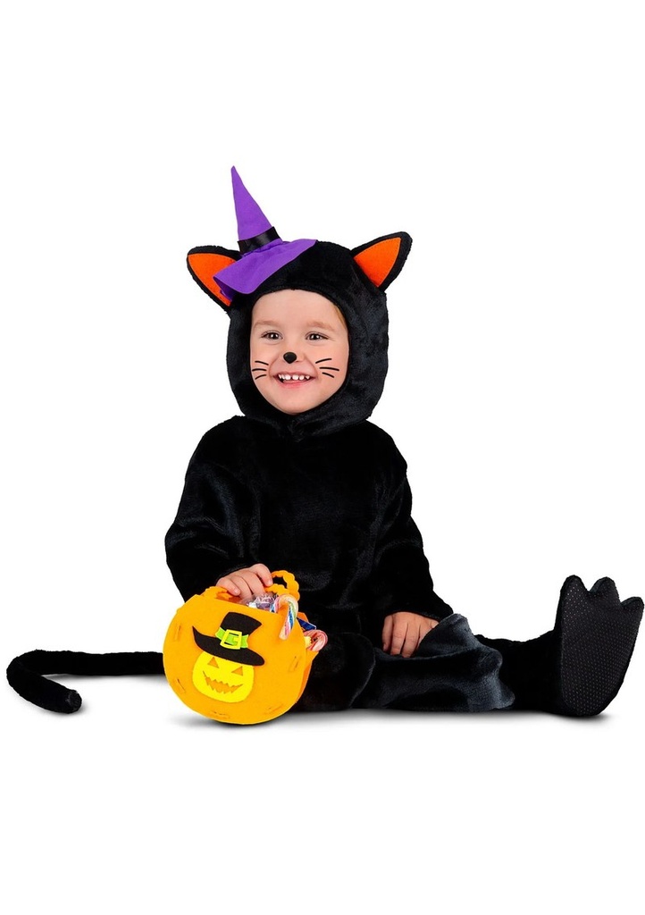 Kitty Cat With Pumpkin Costume - Age 3 to 4 Years