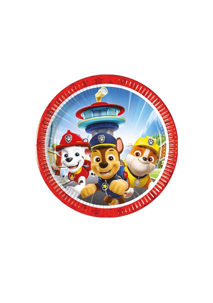 Paw Patrol FSC Paper Plates Medium 20cm - 8pk