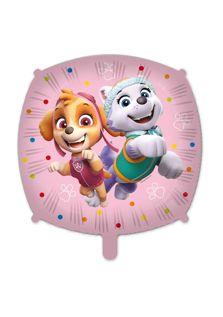 Paw Patrol Skye And Everest Foil Balloon Square 46cm - 1pk