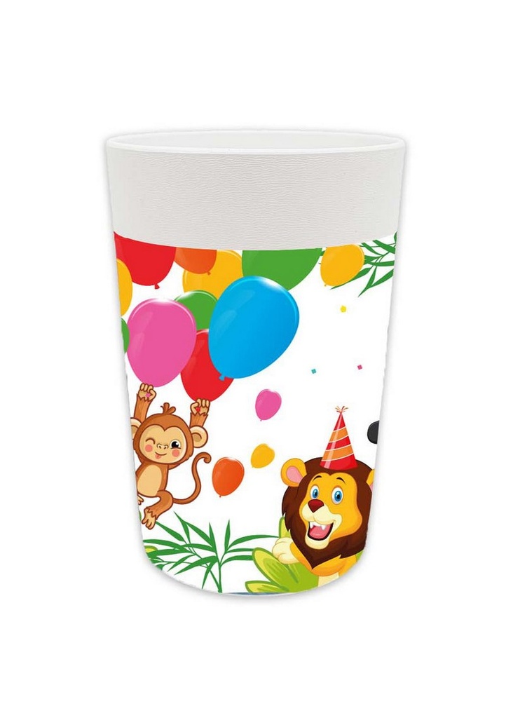 Jungle Balloons Reusable Cups 230ml - 2pk