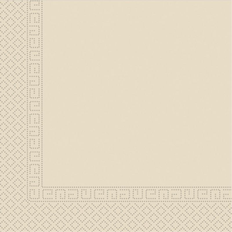 Beige FSC 3-Ply Paper Napkins 33x33cm - 20pk