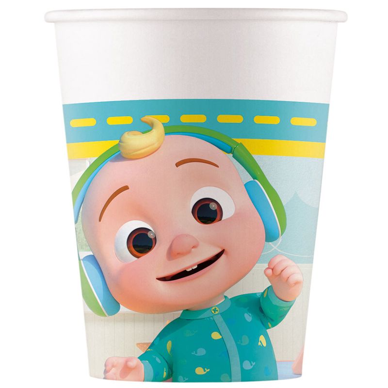 Cocomelon FSC Paper Cups 200ml - 8pk