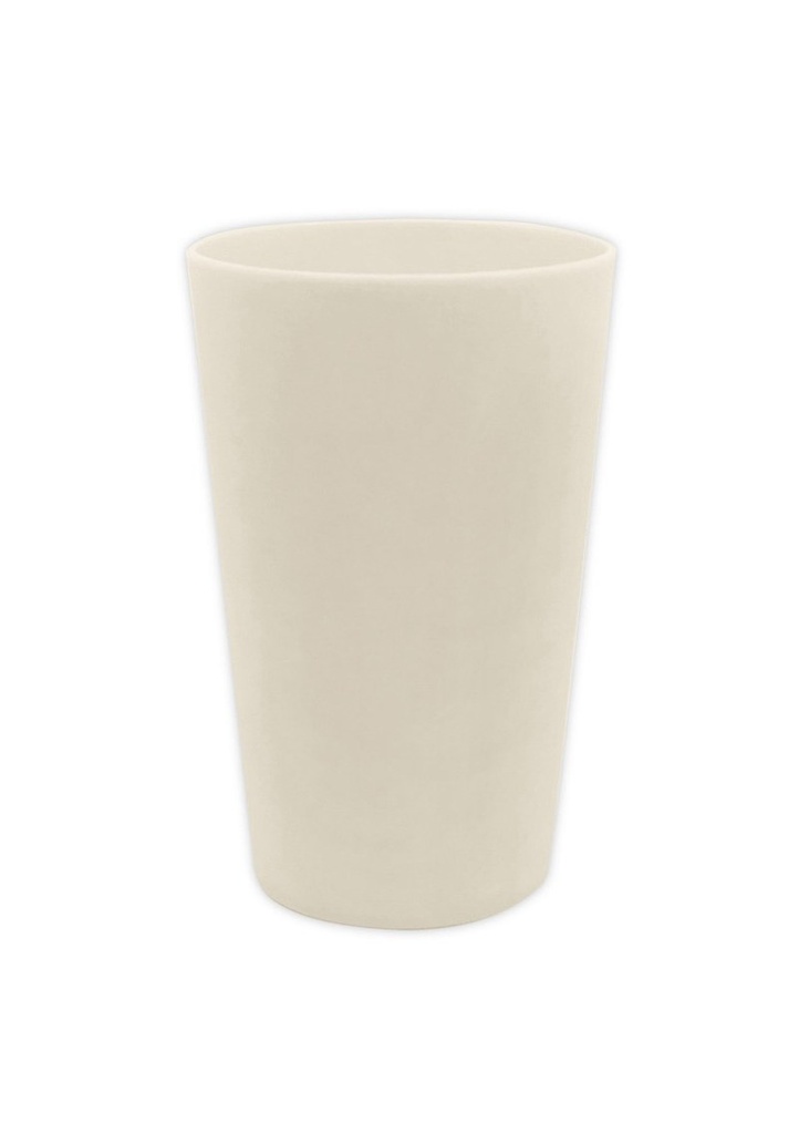 Solid Colour Beige Reusable Cups 280ml - 2pk