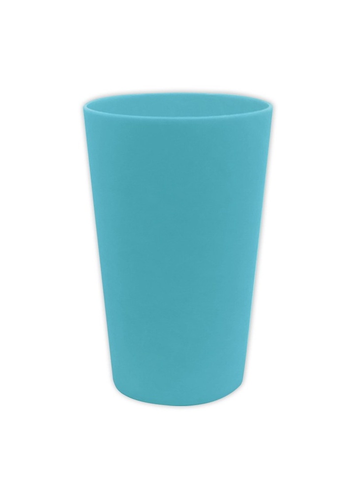 [92885] Solid Colour Turquoise Reusable Cups 280ml - 2pk