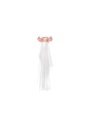 Flower Crown With Veil, 17cm