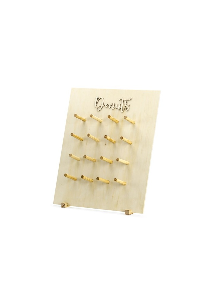 [SND1-100] Donut Wall, Natural Wood, 45x55cm