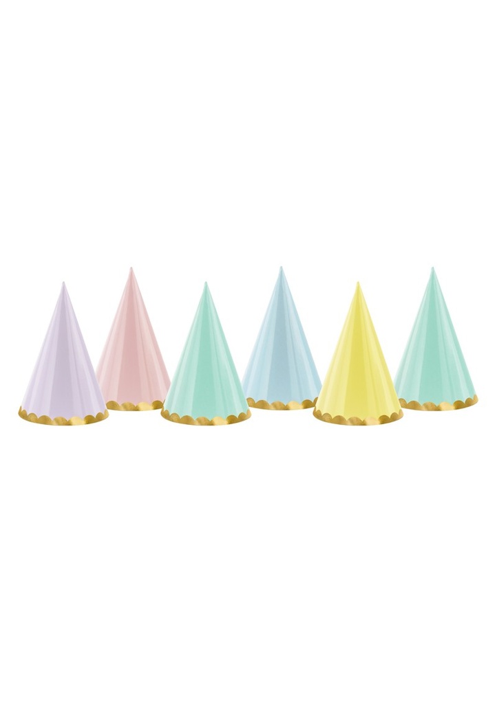 [CPP24] Party Hats Yummy, Mix, 16cm (1pkt / 6pc)