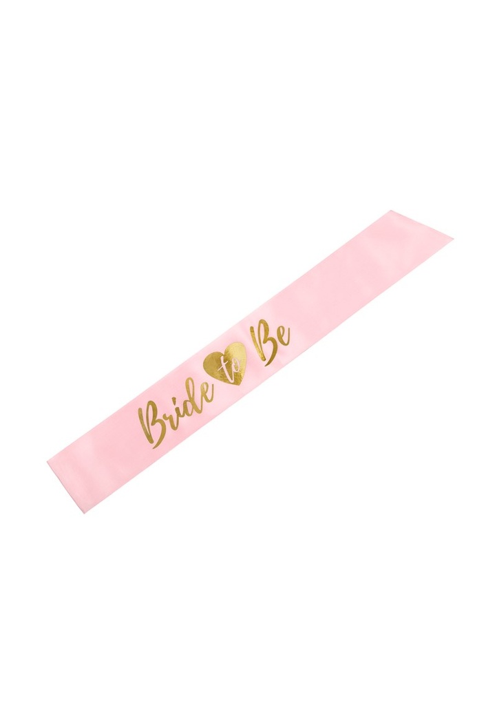 Sash Bride To Be, Light Pink, 75cm