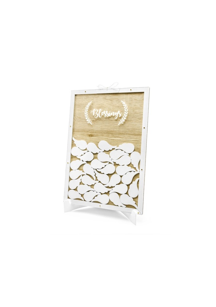 Wooden Guest Book - Blessings, 27.5x39.5cm