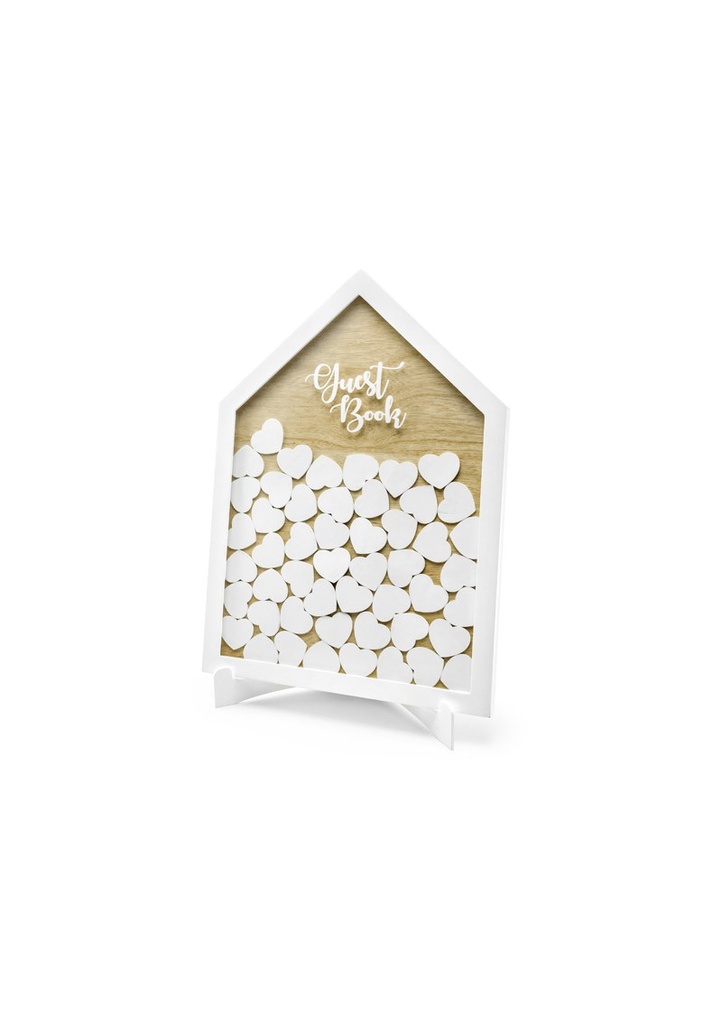 [KG1] Wooden Guest Book, 30.5x43cm