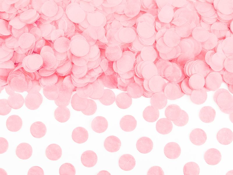 [KONS41-081J] Confetti Circles, Light Pink, 15G