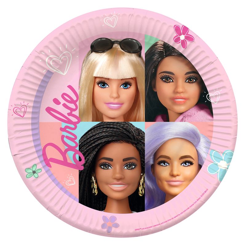 Barbie Sweet Life Plates 23cm - 8pk