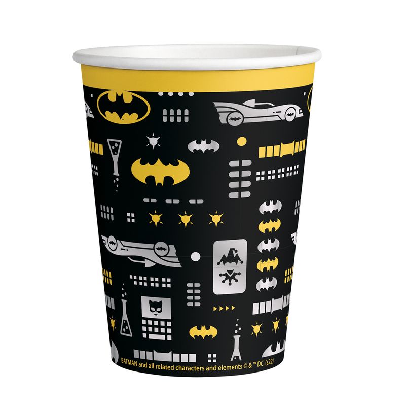 Batman Paper Cups 250ml - 8pk