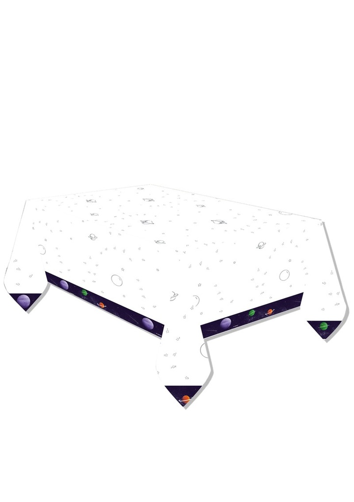 Space Party Paper Tablecover - 120 x 180cm