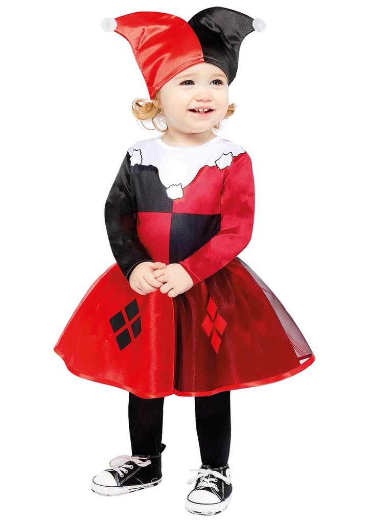 Official Licensed Cute Harley Quinn Costume - Age 6 to 12 Months