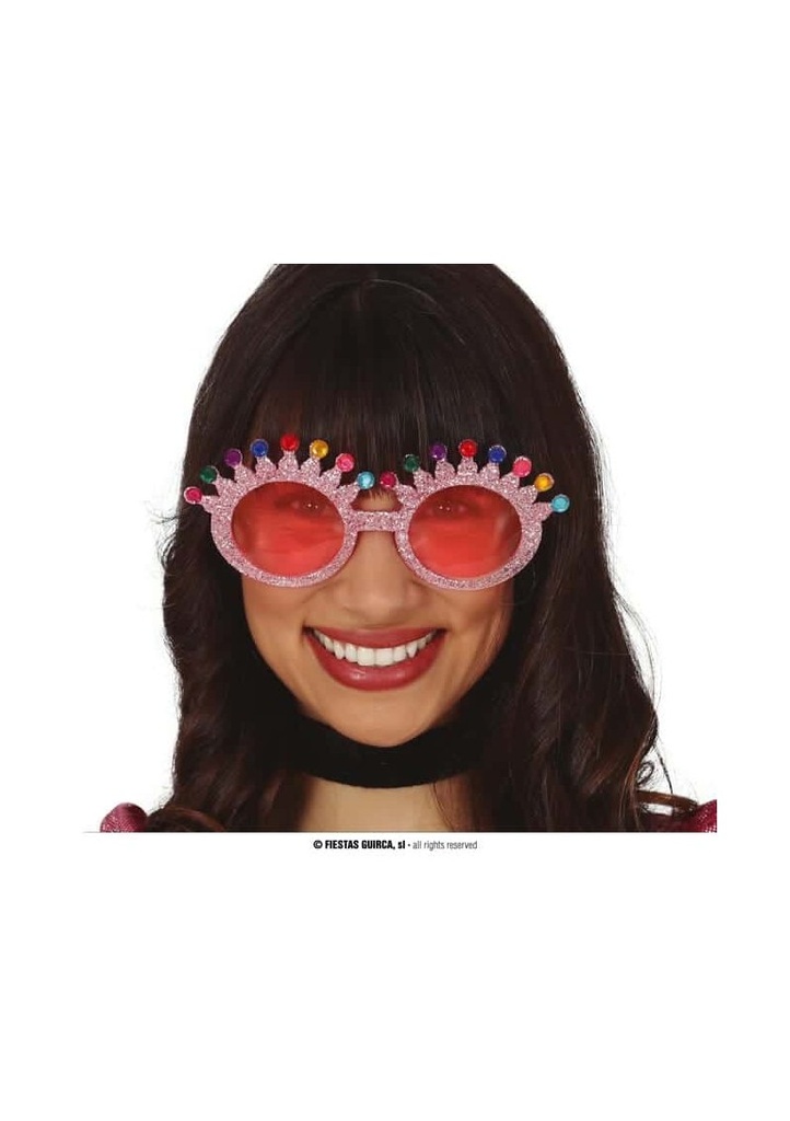 Glitter Glasses Pink