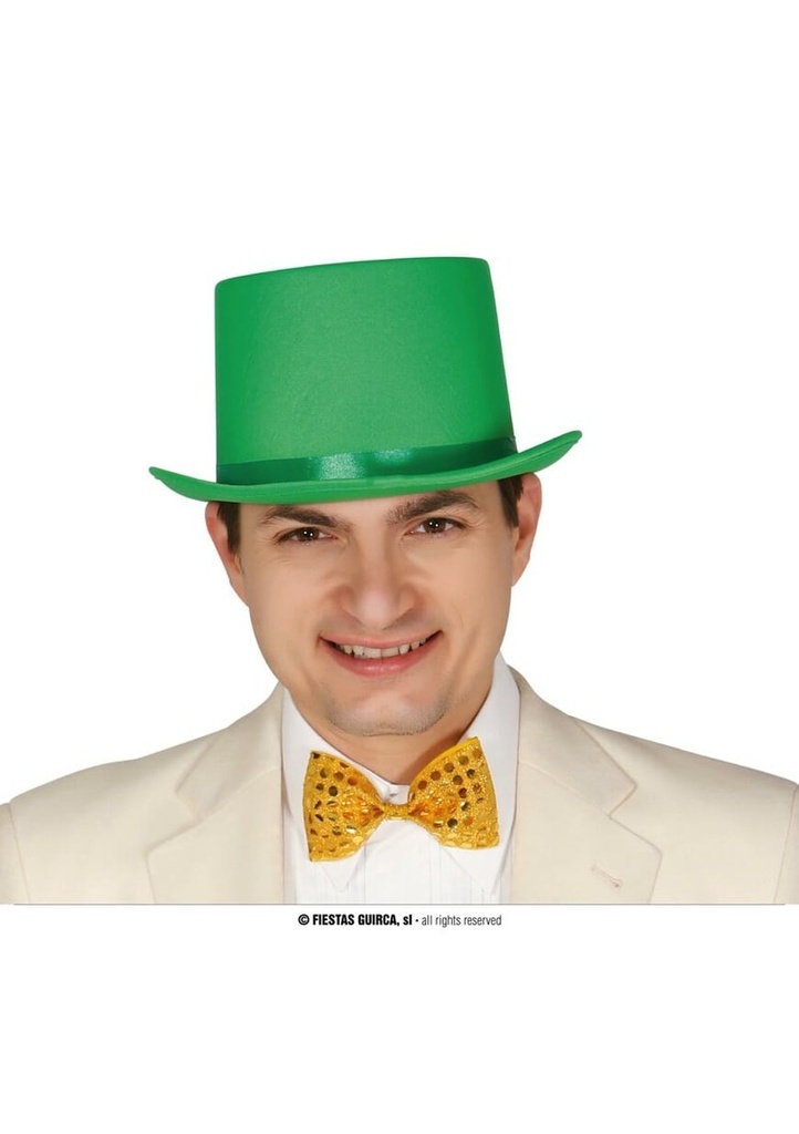 Top Hat With Adjustable Inner Band - Green
