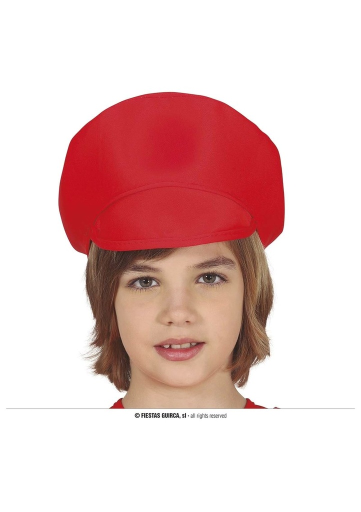 Super Mario Red Plumber Hat - Child One Size