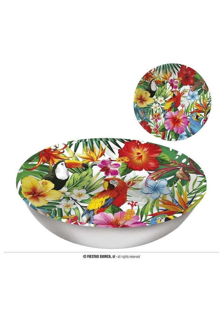 Hawaiian Plastic Bowl - 32cm