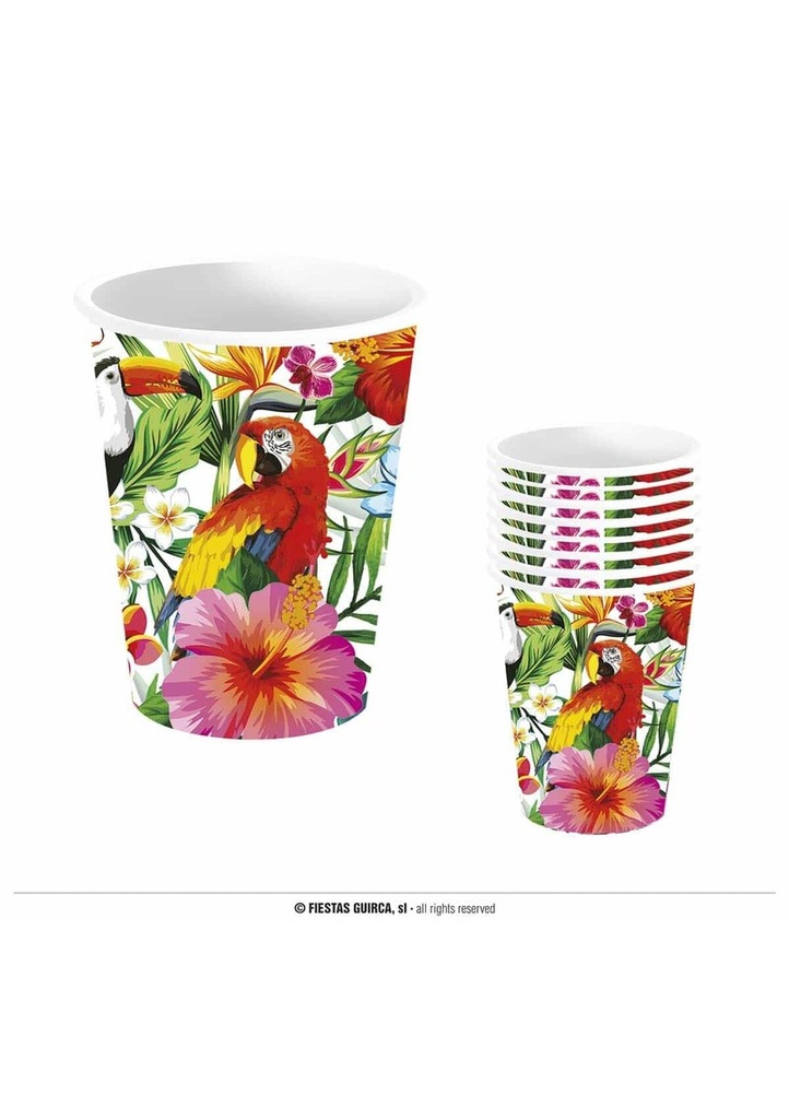 Hawaiian Cups 240ml - 6pk