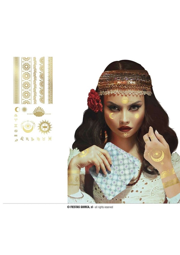 [15841] Tattoo Gold Medium