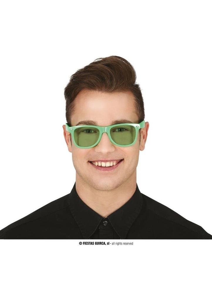 Green Glasses With Green Lenses