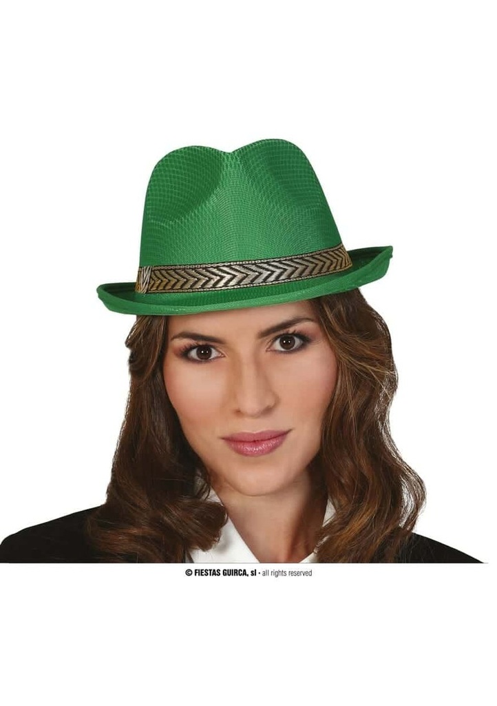 Green Gangster Hat