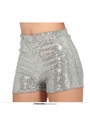Sequin Shorts Silver - Adult Size Large (42-44)