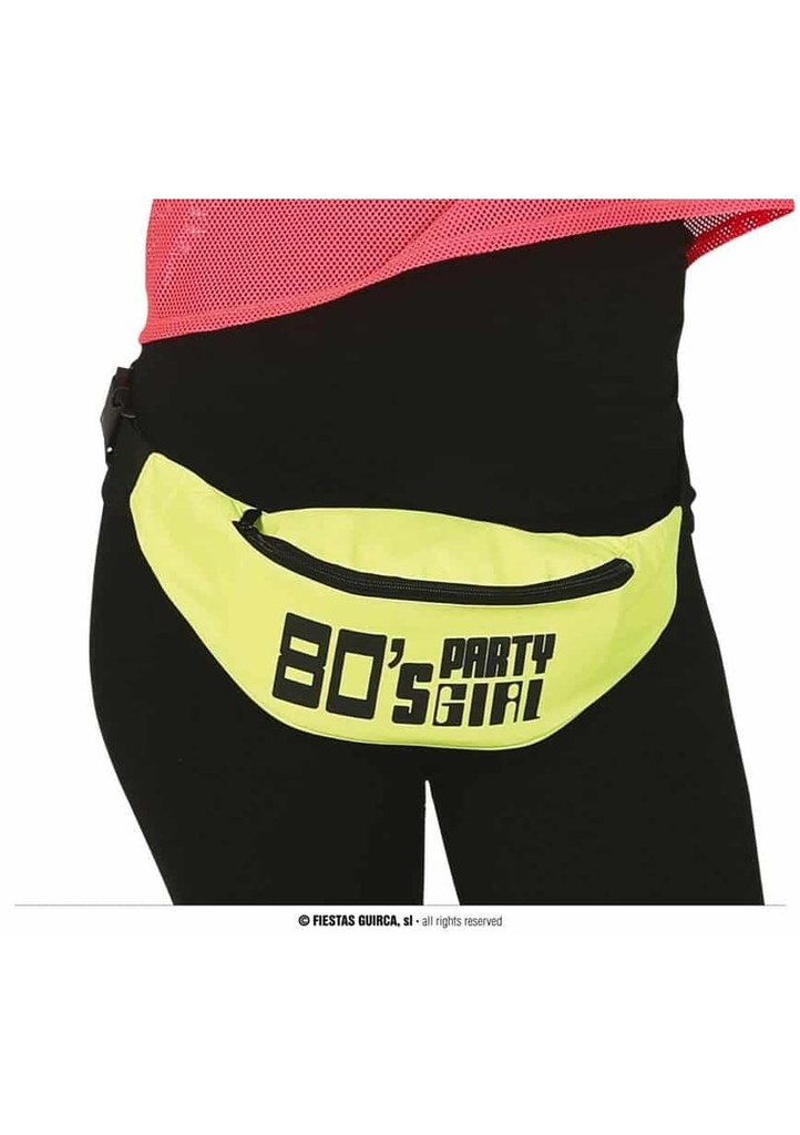 Yellow 80s Belt Pouch Fanny Pack