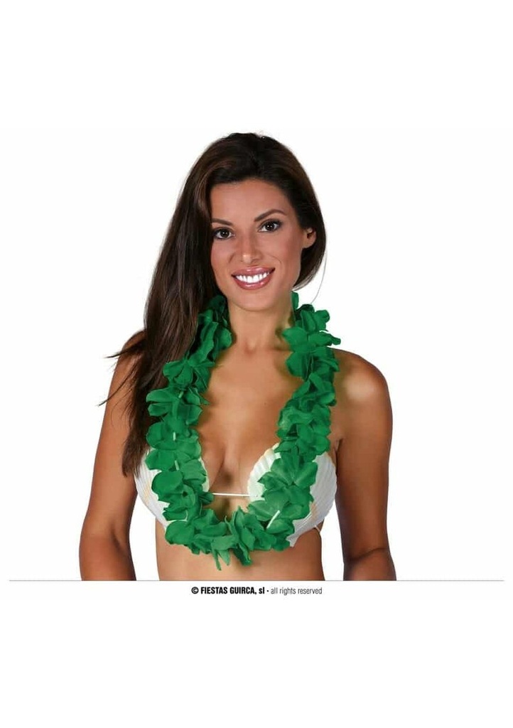 Hawaiian Necklace Palm Green Lei
