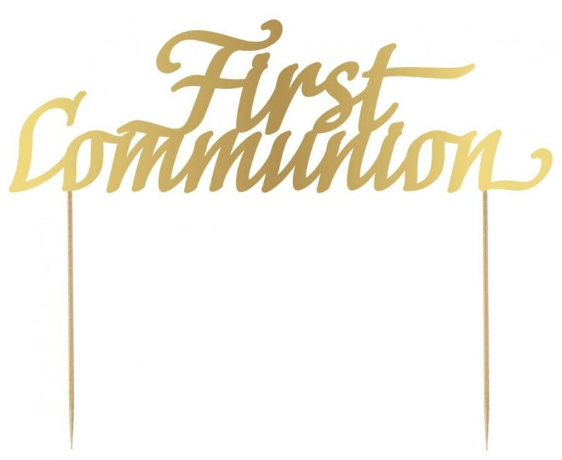 Cake Topper First Communion - 20x14cm