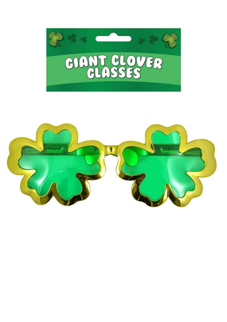 Giant Novelty Irish Glasses (28cm)