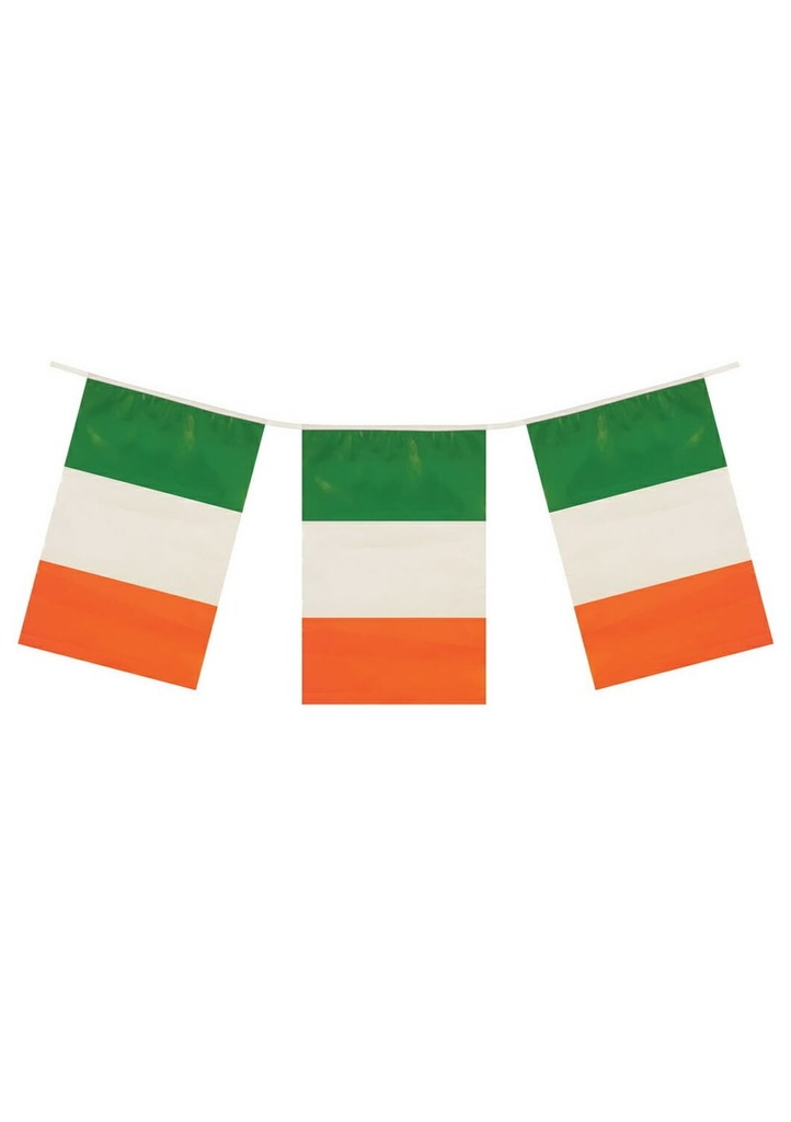 Ireland Flag Bunting 10m (20 Flags)