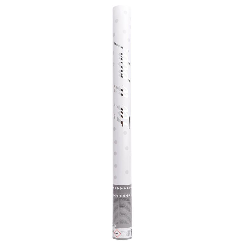 [9916659] Confetti Cannon / Popper White Paper 60cm