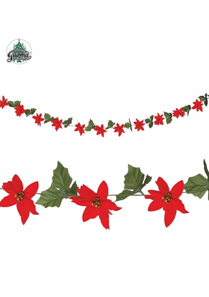 Ponsetia Garland - 200cm