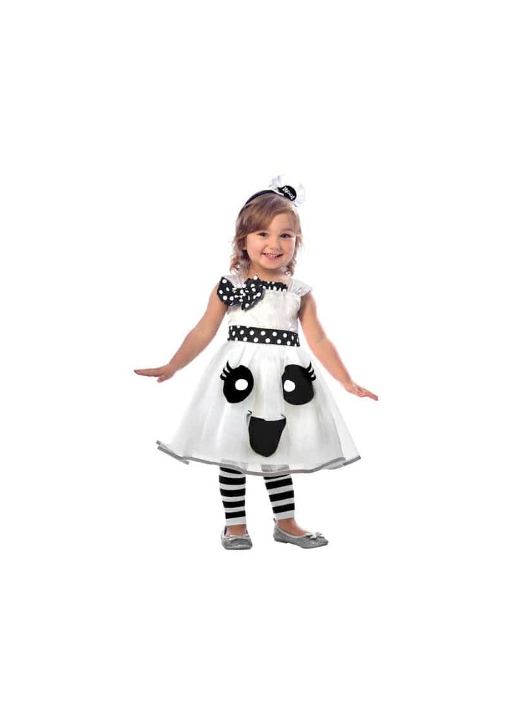 Halloween Costume Cute Ghost - Age 3 to 4 Years