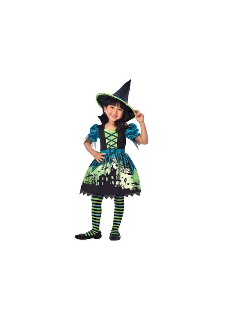 Halloween Costume Hocus Pocus Witch - Age 4 to 6 Years