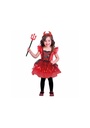 Halloween Costume Little Devil Girl - Age 3 to 4 Years