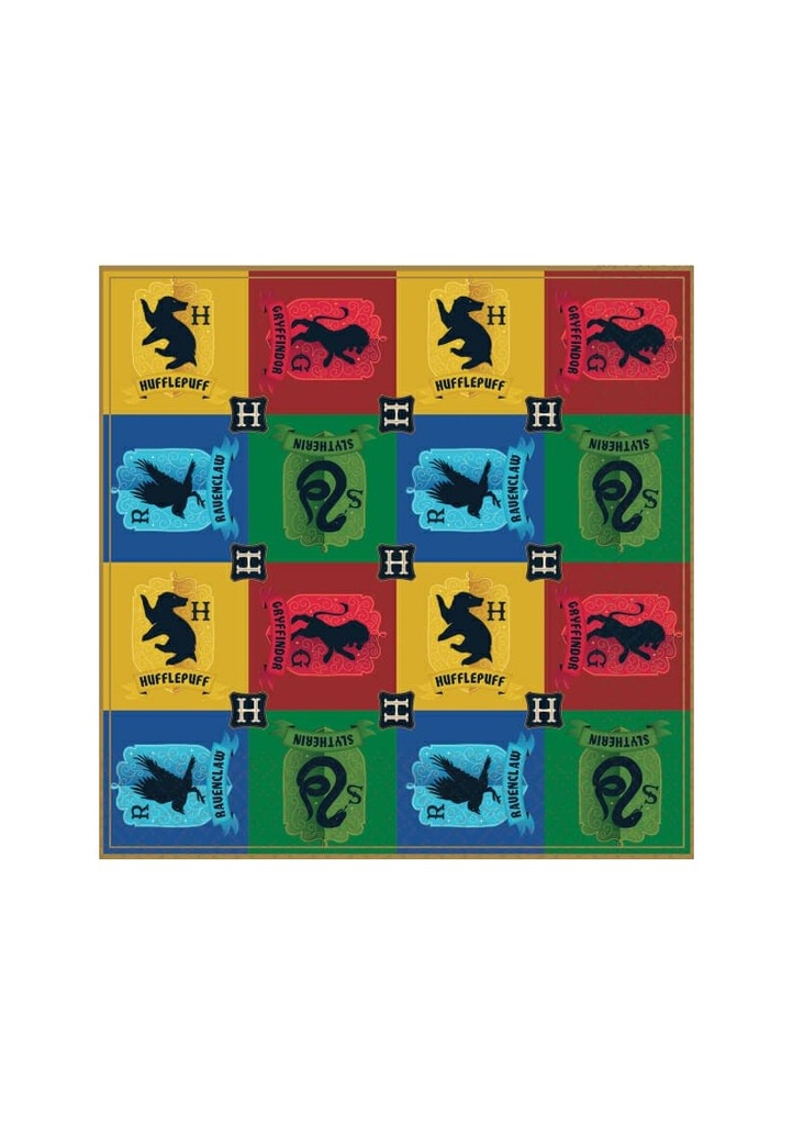 [9915075] Harry Potter Houses Napkins 33 x 33cm - 16pk