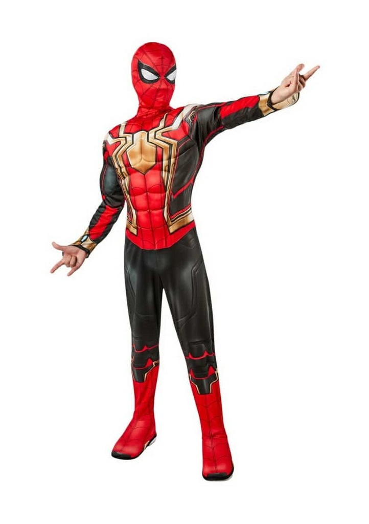 Official Deluxe Spider-Man Iron Spider - Age 8 to 10 Years (Large)
