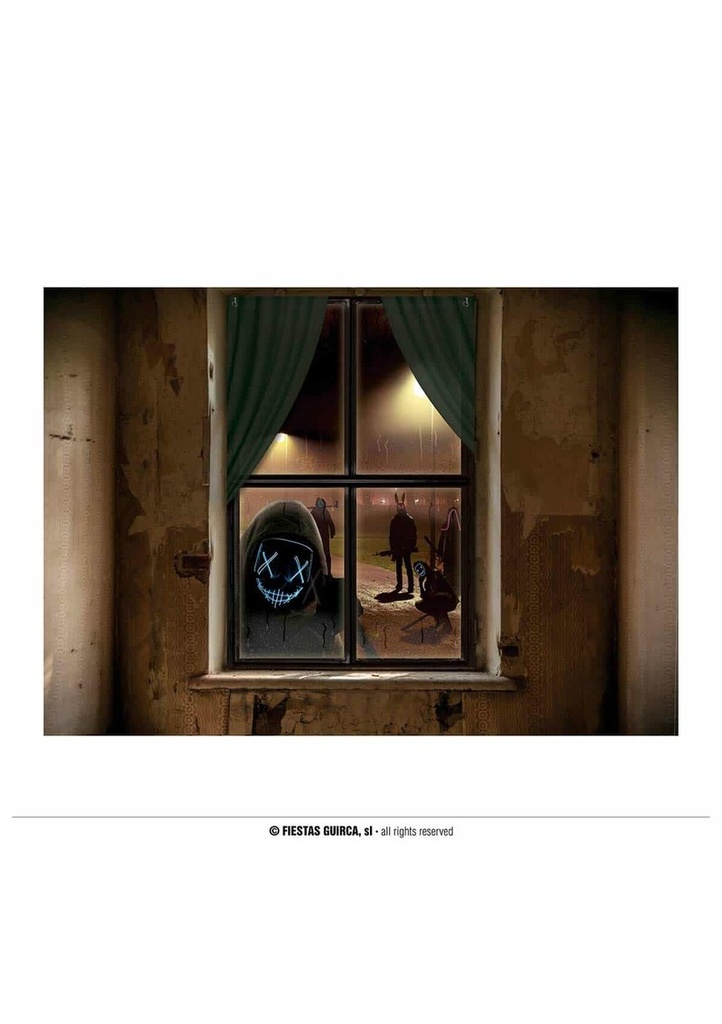 The Purge Halloween Window Decoration – 80cm x 120cm