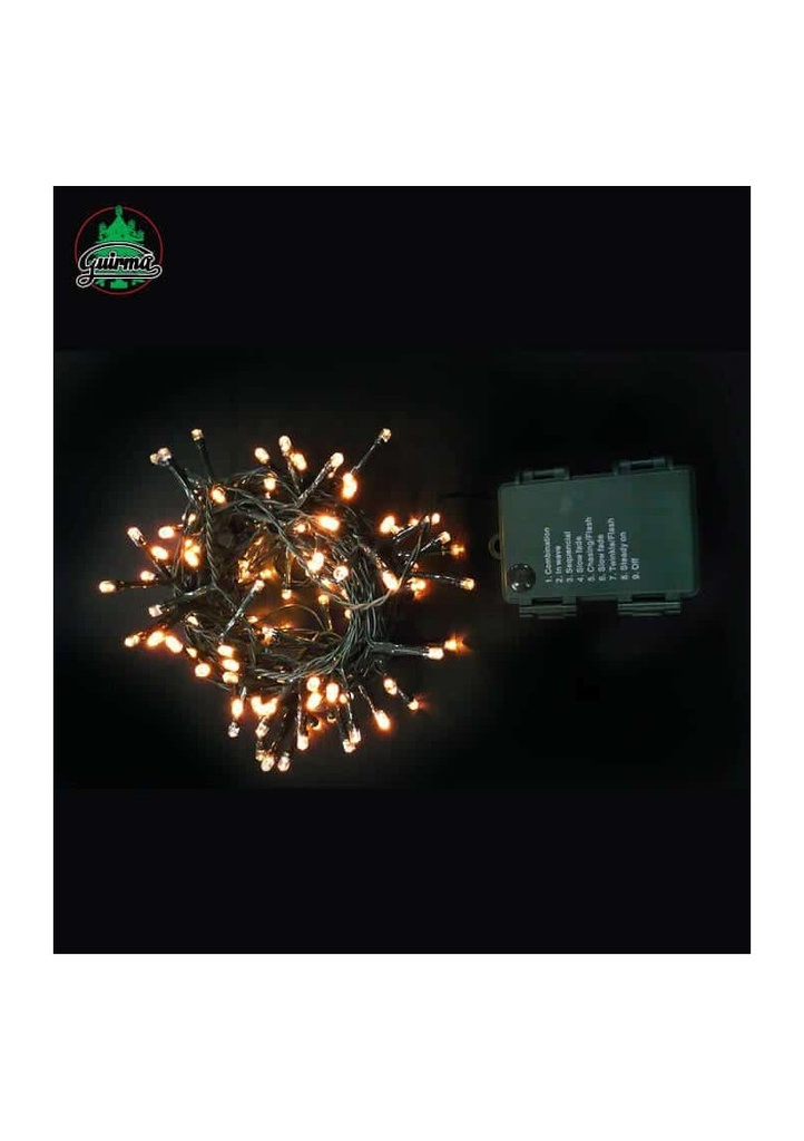 Multifunction 144 Led Warm White Lights With Batteries – 11.2mt